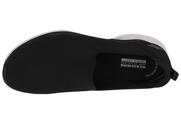 Skechers Go Walk 6 - Clear Virtue 124505-BKW, Kvinna, Sneakers, svart
