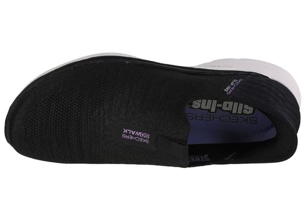 Skechers Go Walk 6 - Fabulous View Slip-ins 124569-BKLV, Kvinna, Sneakers, svart