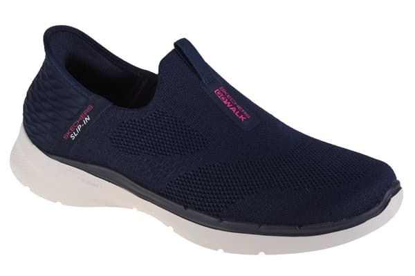 Skechers Go Walk 6 - Fabulous View 124569-NVY, Kvinde, Sneakers, marine blå