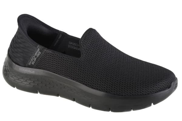 Skechers Go Walk Flex Slip-ins 124963-BBK, Kvinna, Sneakers, svart