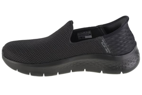 Skechers Go Walk Flex Slip-ins 124963-BBK, Kvinna, Sneakers, svart