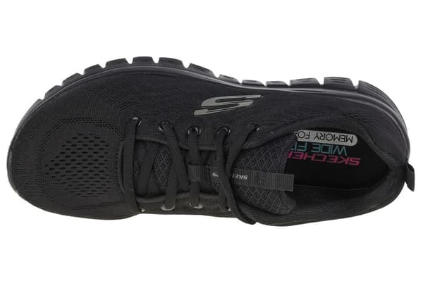 Skechers Graceful-Get Connected 12615W-BBK, Kvinde, Sneakers, sort
