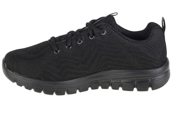 Skechers Graceful-Get Connected 12615W-BBK, Kvinde, Sneakers, sort