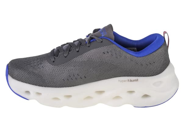 Skechers Go Run Swirl Tech 128791-GRY, Kvinna, Löparskor, grå