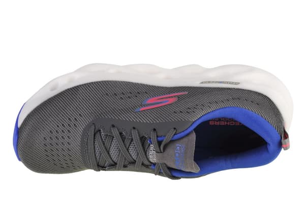 Skechers Go Run Swirl Tech 128791-GRY, Kvinna, Löparskor, grå