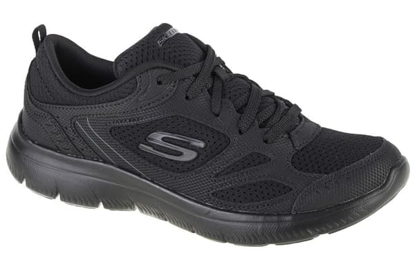 Skechers Summits Suited 12982-BBK, Kvinde, Sneakers, sort