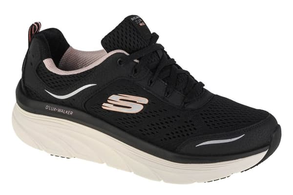 Skechers D'Lux Walker-Infinite Motion 149023-BKPK, Kvinna, Sneakers, svart