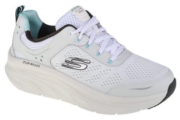 Skechers D'Lux Walker - Infinite Motion 149023-WBK, Kvinna, Sneakers, vit