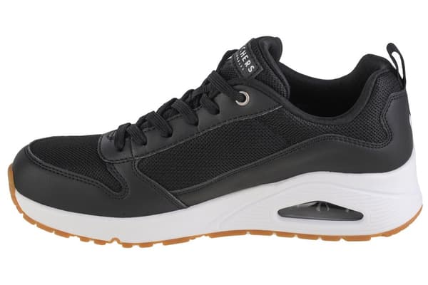 Skechers Uno - Inside Matters 155005-BKW, Kvinna, Sneakers, svart