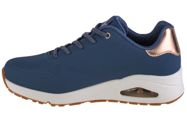Skechers Uno-Shimmer Away 155196-NVY, Kvinna, Sneakers, marinblå