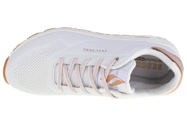 Skechers Uno-Shimmer Away 155196-WHT, Kvinna, Sneakers, vit