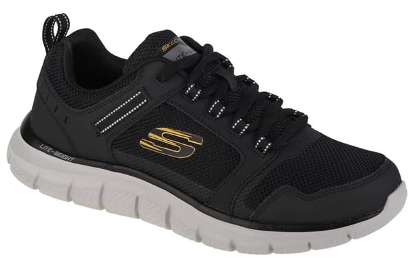 Skechers Track-Knockhill 232001-BKGD, Man, Sneakers, svart