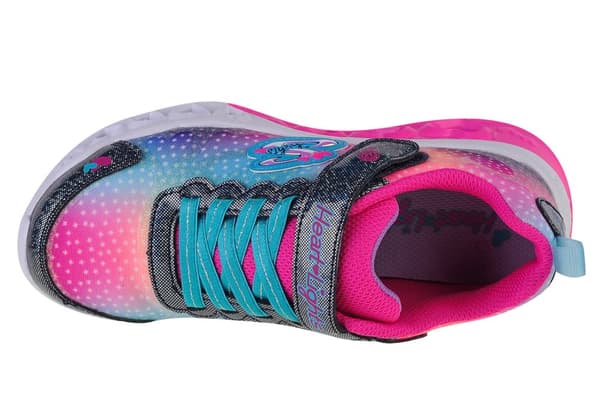 Skechers Flutter Heart Lights 302315L-NVMT, för Tjej, Sneakers, flerfärgad