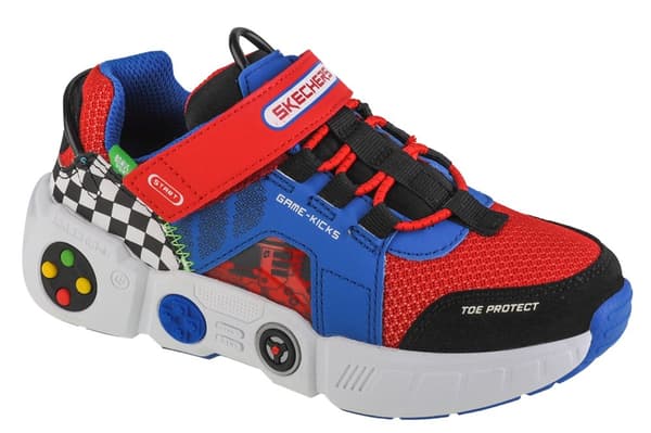 Skechers Gametronix 402260L-BLMT, för Pojke, Sneakers, röd Red 35