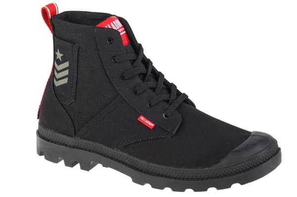 Palladium Pampa Hi Army 78583-008-M, Unisex, Sneakers, sort