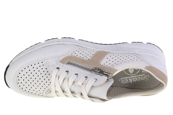 Rieker Sneakers N6304-80, Kvinna, Sneakers, vit
