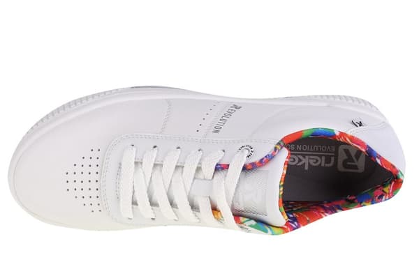 Rieker Evolution W0702-80, Kvinde, Sneakers, hvid