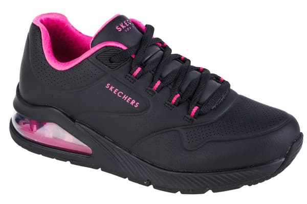 Skechers Uno 2 - 2nd Best 155542-BBK, Kvinde, Sneakers, sort