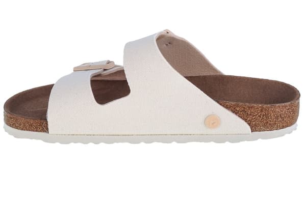 Birkenstock Arizona Vegan TEX 1022291, Unisex, Tofflor, vit