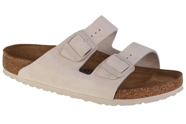 Birkenstock Arizona SFB VL 1024554, Unisex, Tofflor, vit