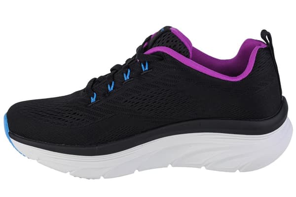 Skechers D'Lux Walker - Fresh Finesse 149368-BKPR, Kvinna, Sneakers, svart