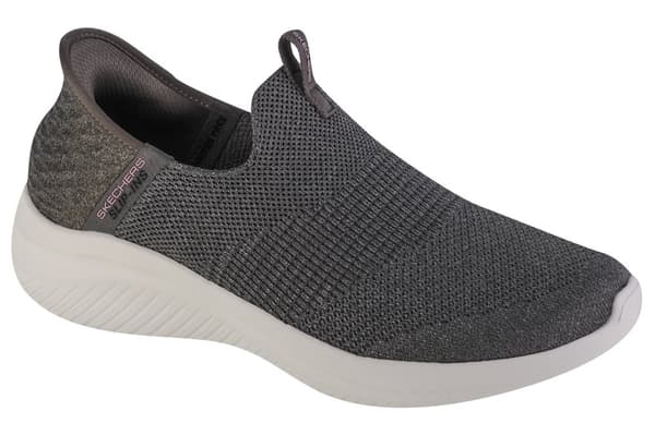 Skechers Ultra Flex 3.0 Smooth Step Slip-ins 149709-GRY, Kvinna, Sneakers, grå
