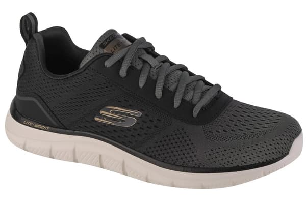 Skechers Track - Ripkent 232399-OLBK, Man, Training shoes, grön