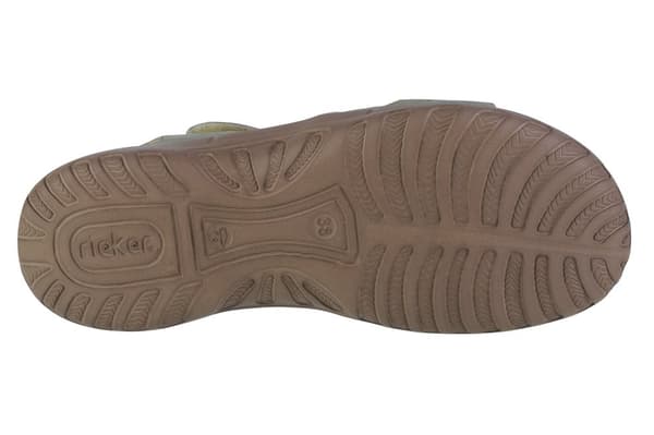 Rieker Sandals 64870-52, Kvinna, Sandaler, grön