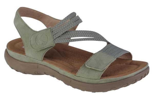 Rieker Sandals 64870-52, Kvinna, Sandaler, grön