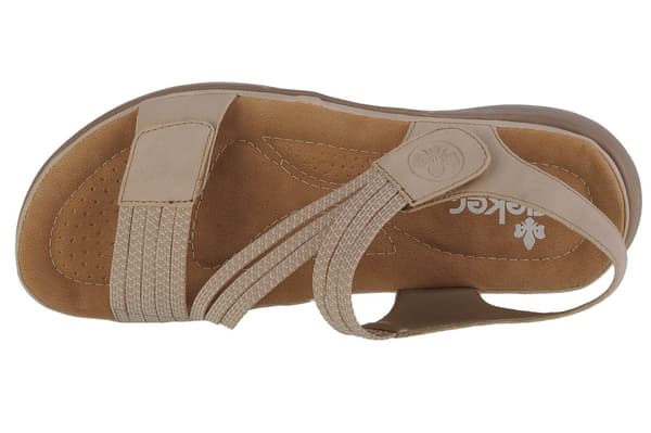 Rieker Sandals 64870-62, Kvinna, Sandaler, beige