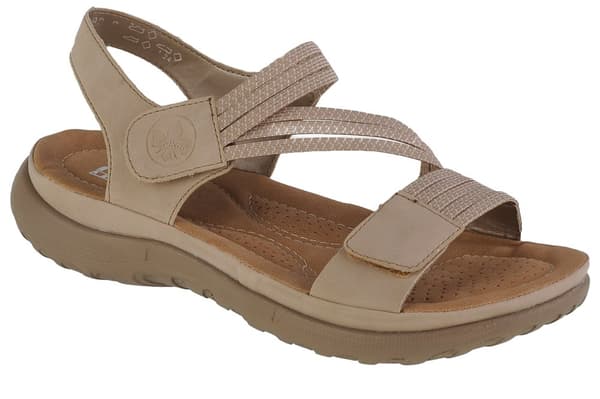 Rieker Sandals 64870-62, Kvinna, Sandaler, beige Beige 41