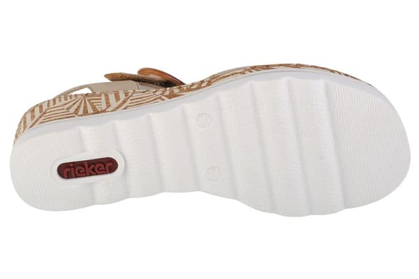 Rieker Sandals 67173-60, Kvinna, Sandaler, beige