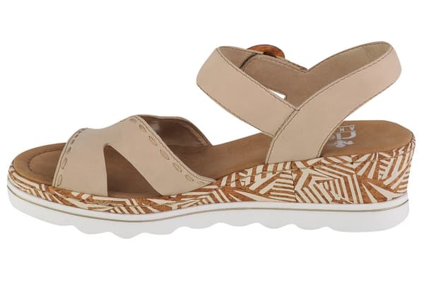 Rieker Sandals 67173-60, Kvinna, Sandaler, beige