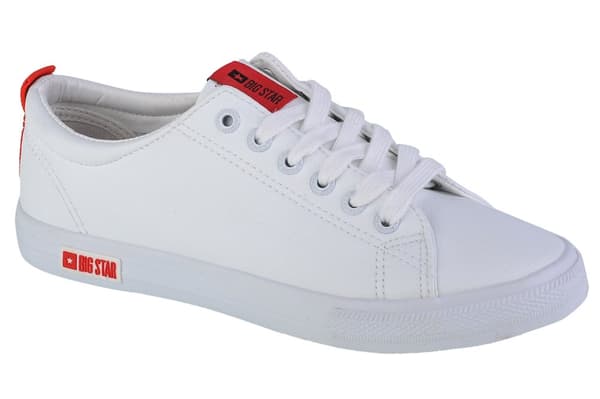 Big Star Shoes KK274001, Kvinde, Plimsolls, hvid White 37
