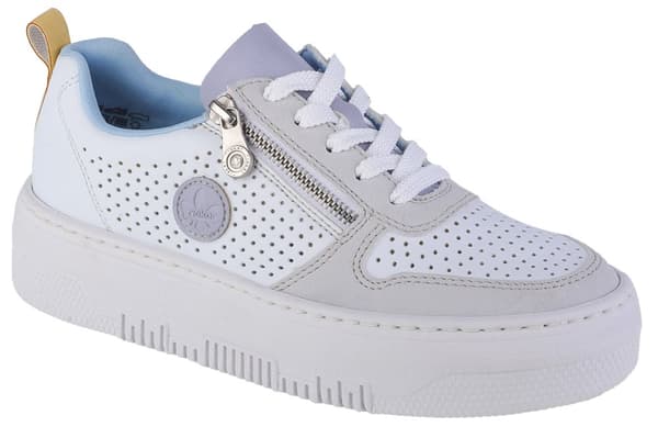 Rieker Sneakers M1905-80, Kvinna, Sneakers, vit