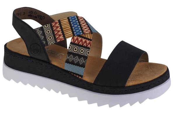 Rieker Sandals V44G8-14, Kvinna, Sandaler, flerfärgad