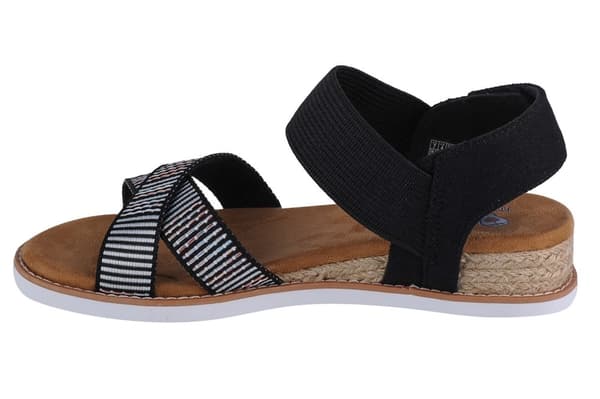 Skechers Desert Kiss - Secret Picnic 114139-BKMT, Kvinde, Sandaler, sort