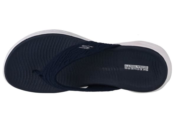 Skechers On The Go 600 Sunny 140037-NVY, Kvinna, Flip flops, marinblå