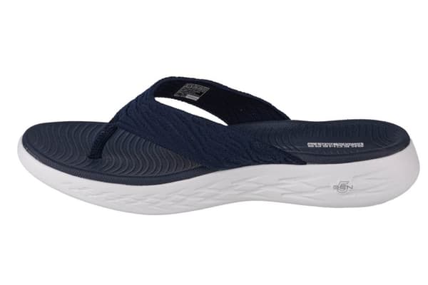 Skechers On The Go 600 Sunny 140037-NVY, Kvinna, Flip flops, marinblå