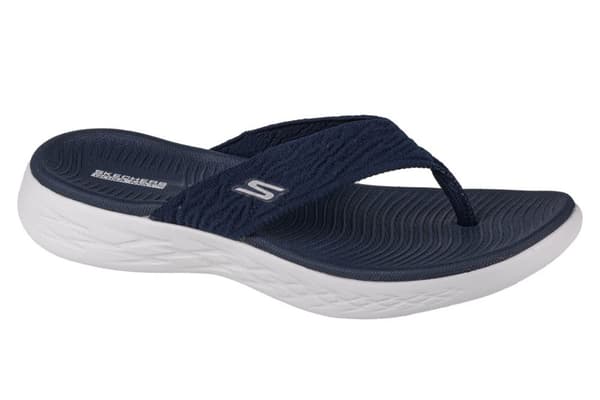 Skechers On The Go 600 Sunny 140037-NVY, Kvinna, Flip flops, marinblå