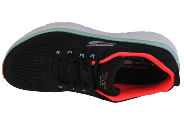 Skechers D'Lux Walker - Fresh Finesse 149368-BKMN, Kvinna, Sneakers, svart