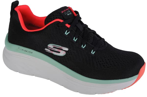 Skechers D'Lux Walker - Fresh Finesse 149368-BKMN, Kvinna, Sneakers, svart Black 38