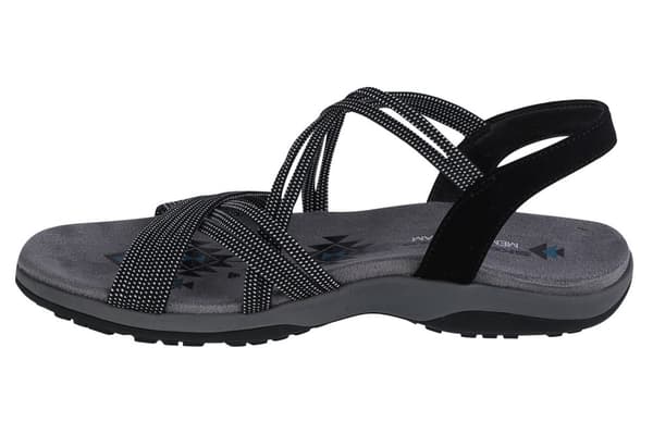 Skechers Reggae Slim - Turn It Up 163117-BLK, Kvinna, Sandaler, svart