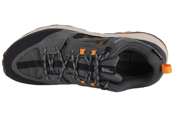 Jack Wolfskin Terraquest Texapore Low M 4056401-4143, Man, Träningsskor, grön