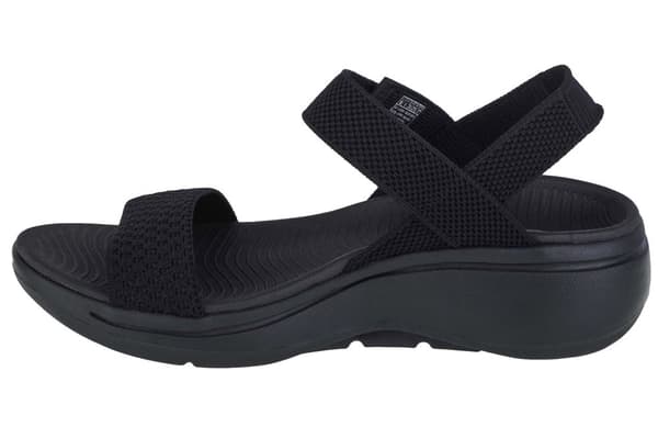 Skechers Go Walk Arch Fit Sandal - Polished 140264-BBK, Kvinna, Sandaler, svart