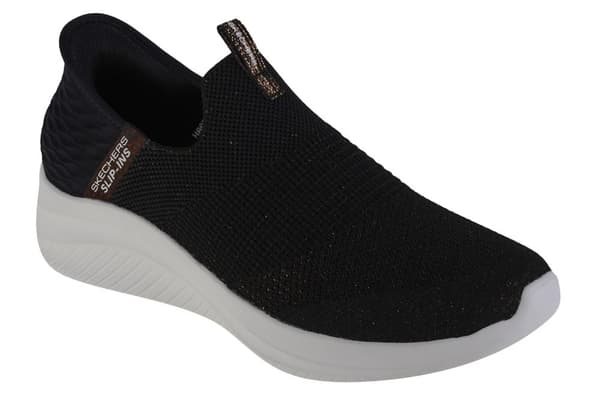 Skechers Ultra Flex 3.0-Glitter Me Slip-ins 149591-BKGD, Kvinna, Sneakers, svart