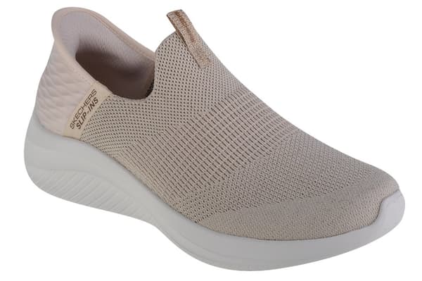 Skechers Ultra Flex 3.0-Glitter Me Slip-ins 149591-NTGD, Kvinde, Sneakers, beige