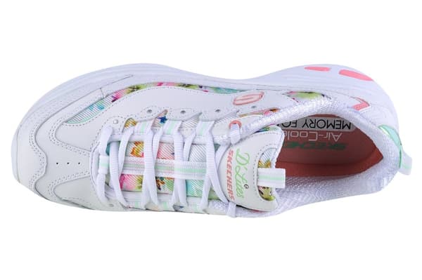 Skechers D'Lites-Blooming Fields 149794-WMLT, Kvinde, Sneakers, hvid