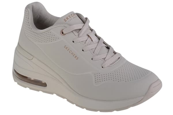 Skechers Million Air-Elevated Air 155401-OFWT, Kvinna, Sneakers, beige