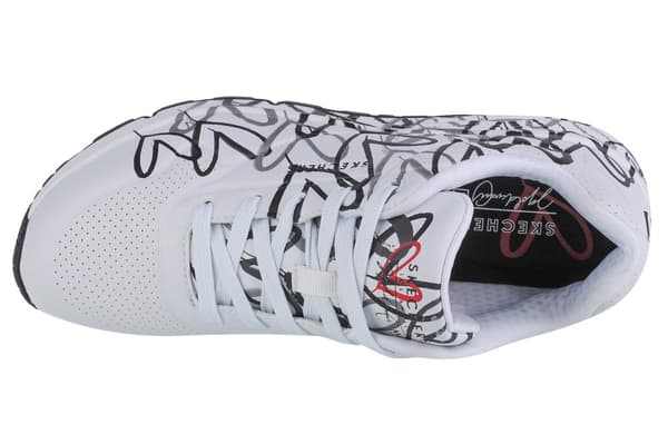 Skechers Uno-Spread The Love 155507-WBGY, Kvinde, Sneakers, hvid